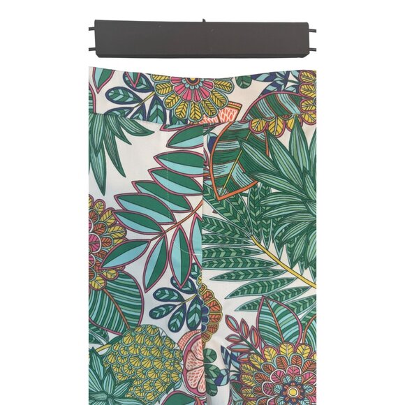 Boden Size 4 Floral Botanical Shorts  Elastic Waist Cotton Blend - Picture 5 of 14